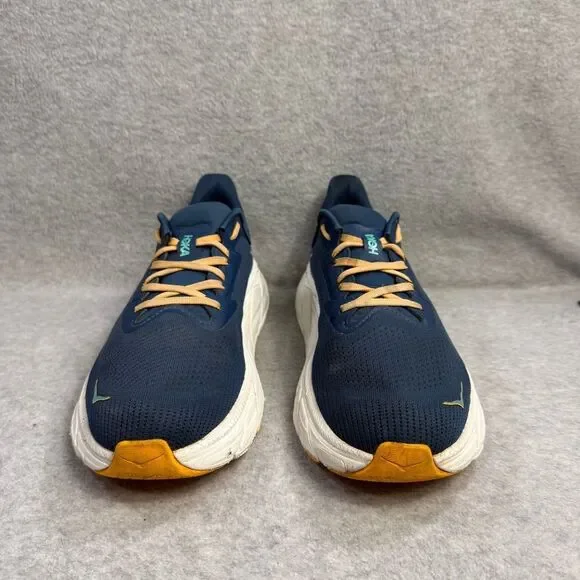 Hoka Arahi 7 Men's Running Shoes Navy Teal Orange Lace Up Athletic Sneakers 12D - Picture 2 of 10